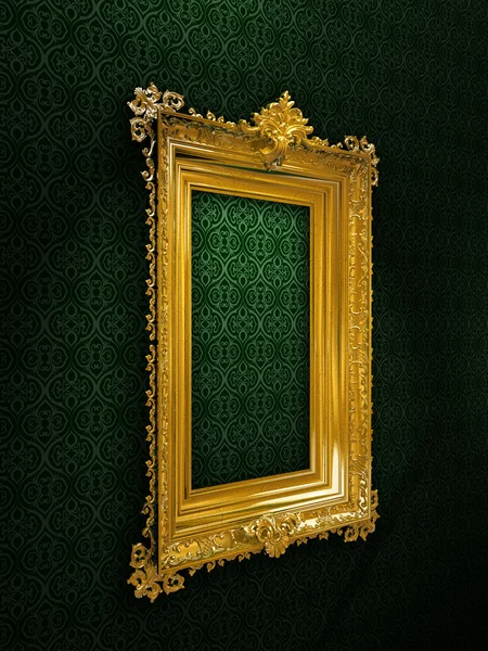 Antiker goldener Rahmen — Stockfoto
