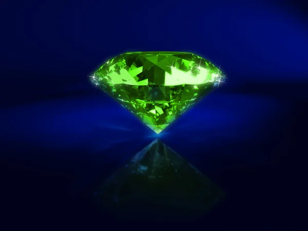 Pietra di smeraldo — Foto Stock