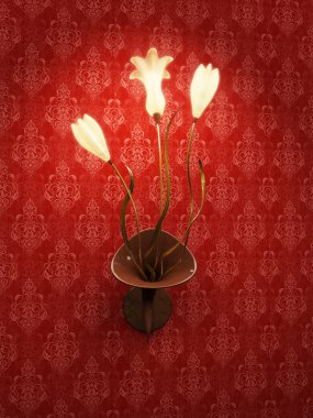 Wall lamp. clipart