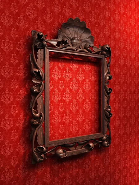Carved Frame for picture — Stock Photo, Image