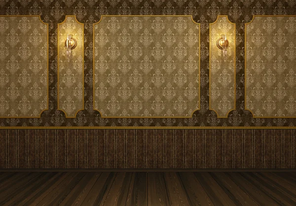 Klassisches altes Zimmer — Stockfoto