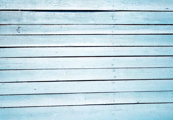Primer plano de una cerca de madera azul —  Fotos de Stock