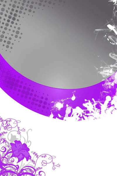 Brochura violeta — Fotografia de Stock