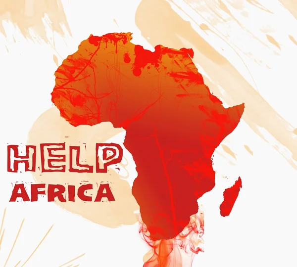 stock image Help africa