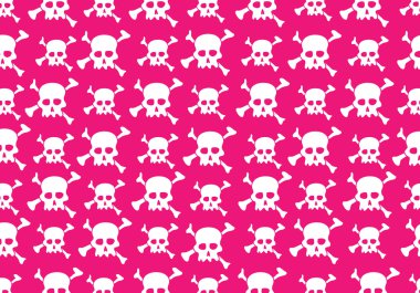 Skull pattern clipart