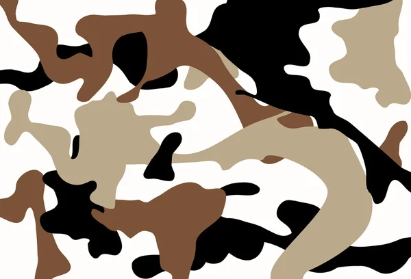 Brun kamouflage — Stock vektor