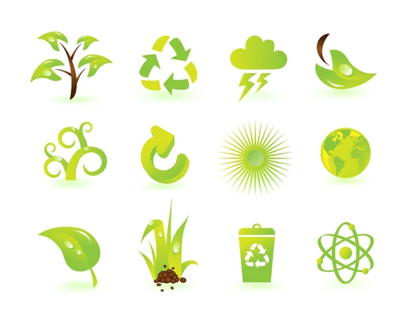 Environmental icons — Stock Vector