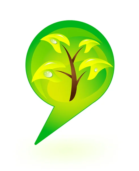 Екологічні дерево міхур — стоковий вектор