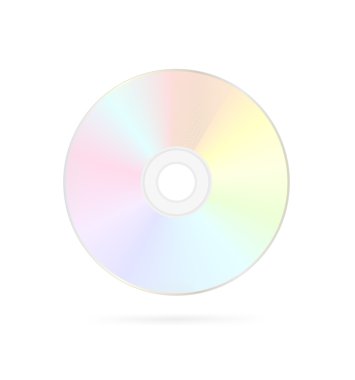 Vector realistic CD clipart