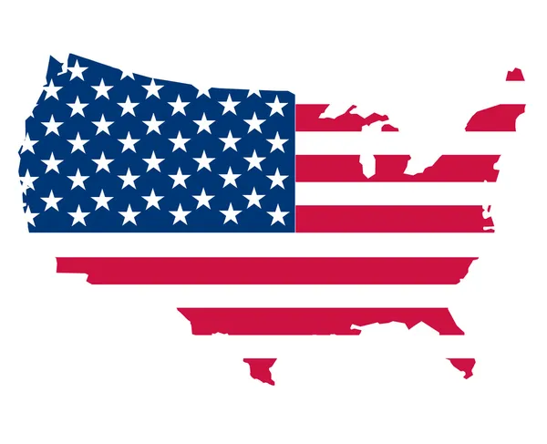Mapa USA — Wektor stockowy
