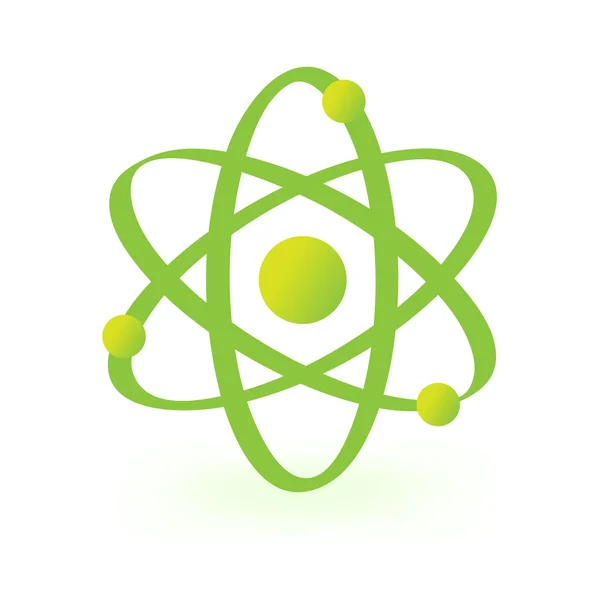 Symbol of atomic technology — Stock Vector