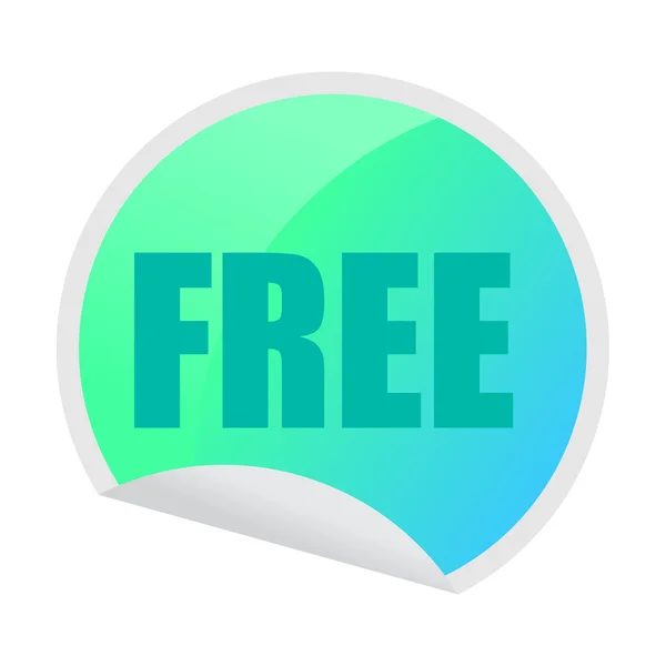 Free sticker — Stock Vector