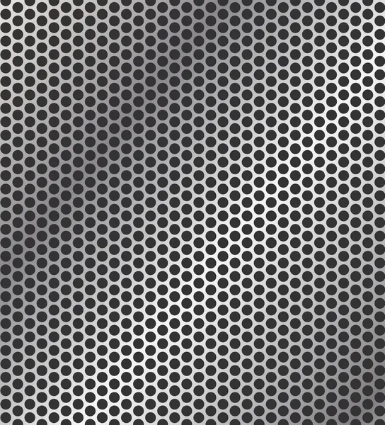 Perforated metal background — Stock Vector