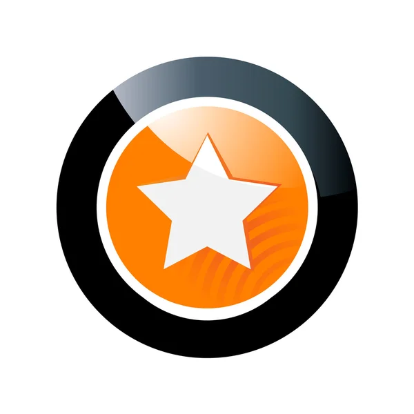 Star κουμπί — Διανυσματικό Αρχείο