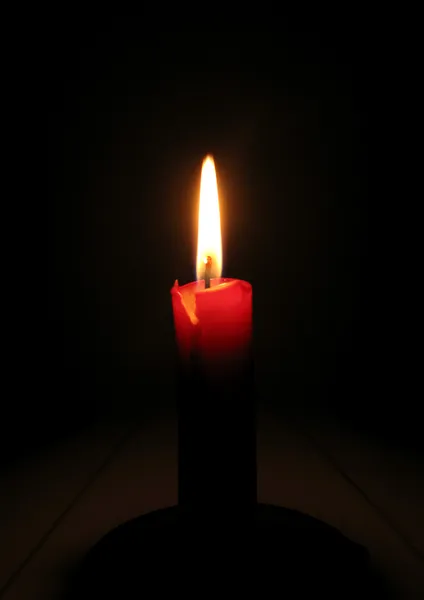stock image Burning candle