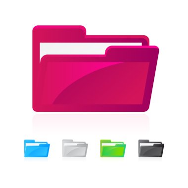 Folder icons clipart