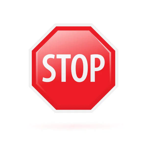 Señal de stop — Archivo Imágenes Vectoriales