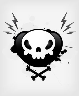 Skull symbol clipart