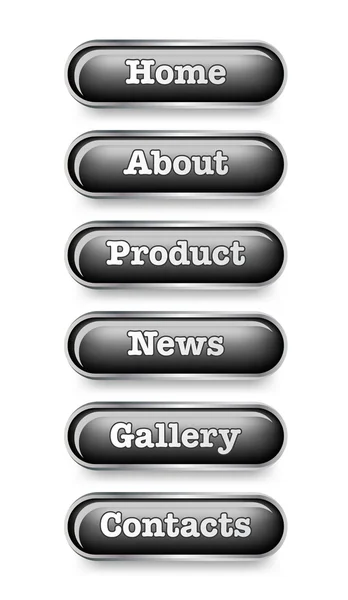 Website buttons — Stock Vector