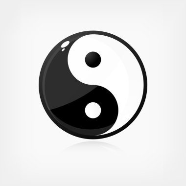 Yin Yang symbol clipart