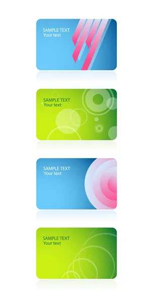 stock vector Business cards