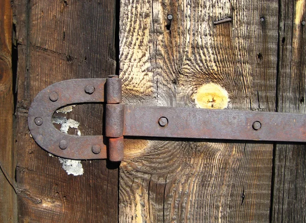 背景、木製の門 — ストック写真