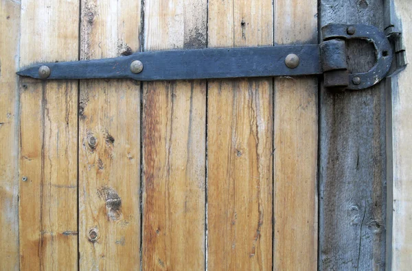 Fundos, Portão de madeira — Fotografia de Stock