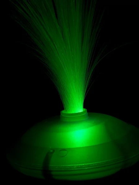 光配線の緑 ロイヤリティフリーのストック画像