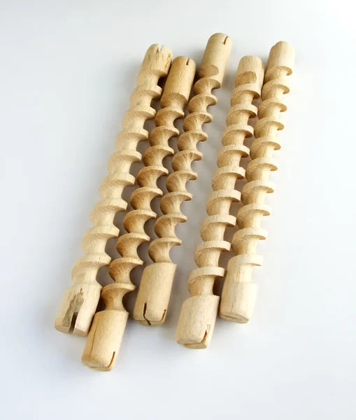 Wooden spirals — Stock Photo, Image