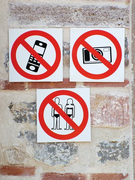 stock image Polite signs