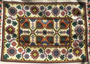 Vintage ornament rug clipart