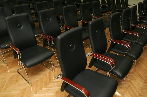 椅子-黑色座位 免版税图库图片