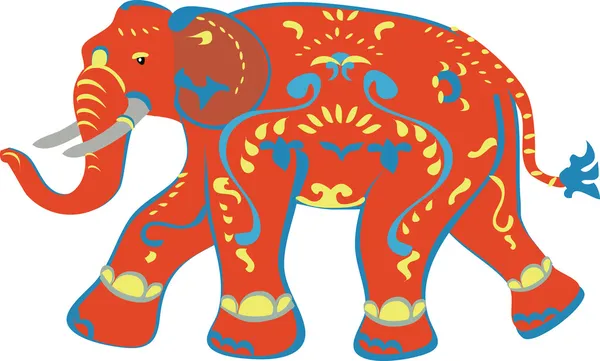 Elefante indiano — Vetor de Stock