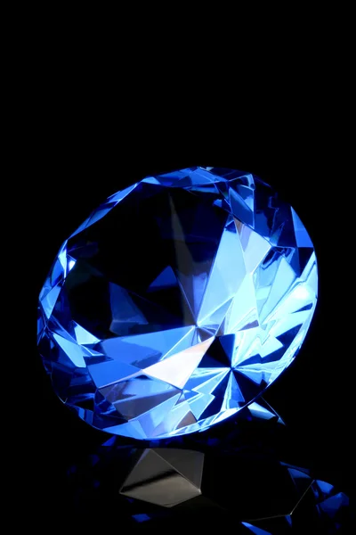 Kék kristály — Stock Fotó