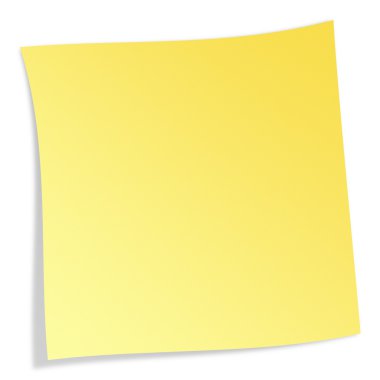 Postit note clipart