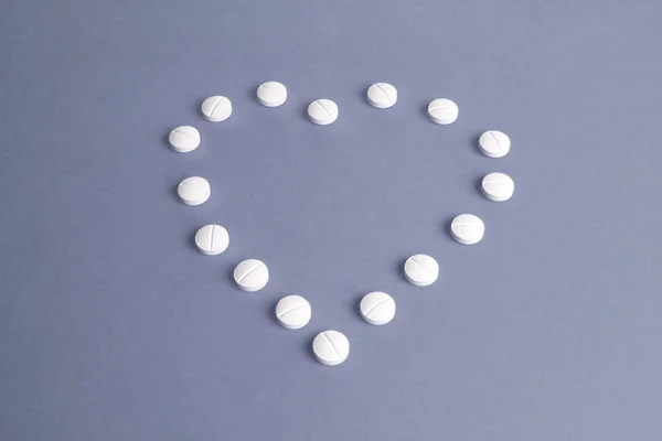 stock image Heart pills