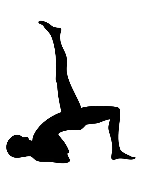 Postura de yoga —  Fotos de Stock