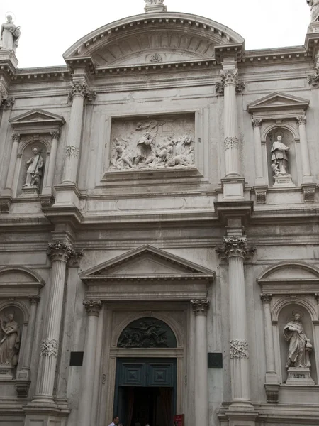 Fasáda kostela san rocco - Benátky — Stock fotografie