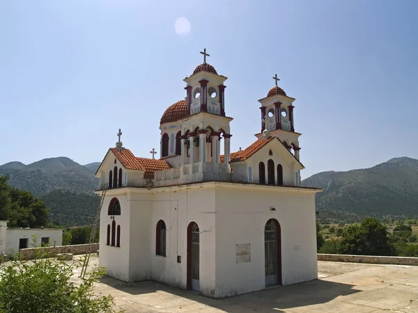 Creta - La pequeña iglesia encantadora — Foto de Stock