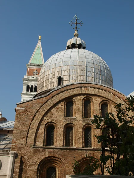 La Basílica de San Marco en Venecia — Foto de Stock