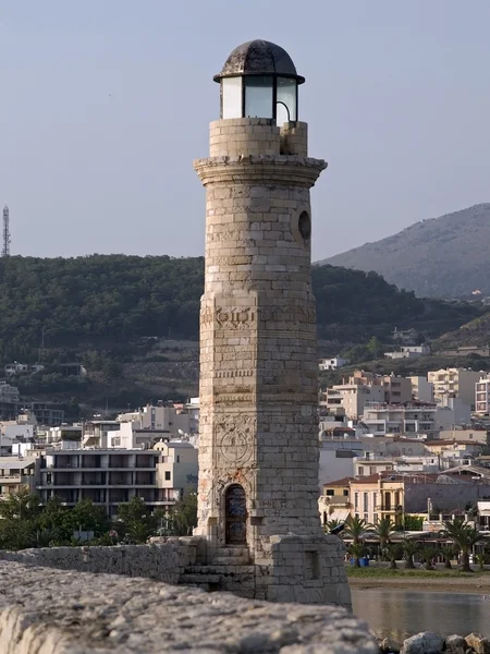 Rethymnon - stara latarnia morska — Zdjęcie stockowe