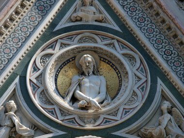 Florence - Duomo cephesindeki detaylara ulaşma