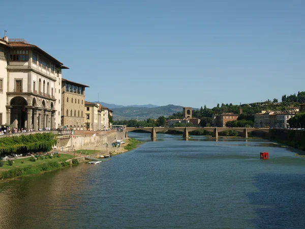 Florencja - rzeki arno — Zdjęcie stockowe