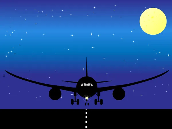 Illustration avion — Image vectorielle
