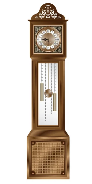 矢量插画的古董钟 — 图库矢量图片