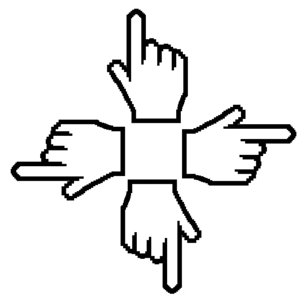 Рука курсора — стоковый вектор