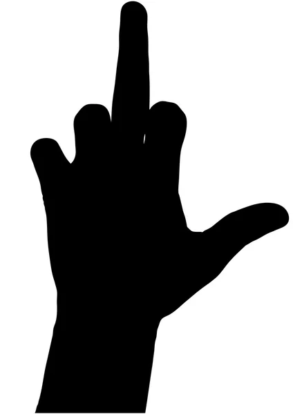 Знак пальца — стоковый вектор
