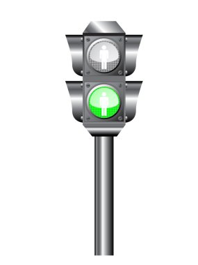 Semaphore or traffic lights clipart