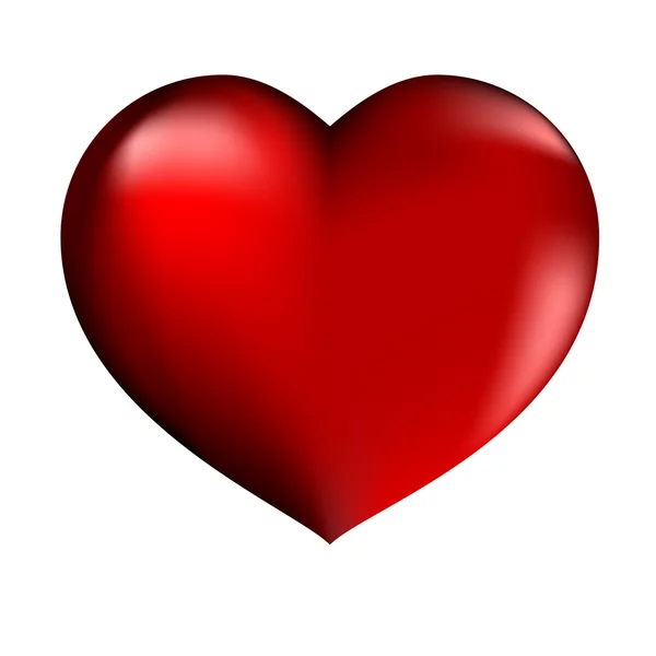 红色的心 — 图库矢量图片