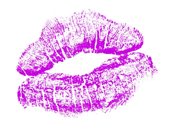 하루 발렌타인 섹시 한 입술 스탬프 — 스톡 벡터